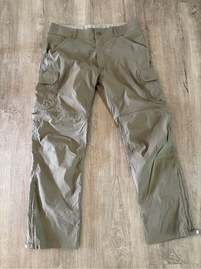 KUHL Men's Renegade Convertible Cargo Pants - Khaki - size 34x30
